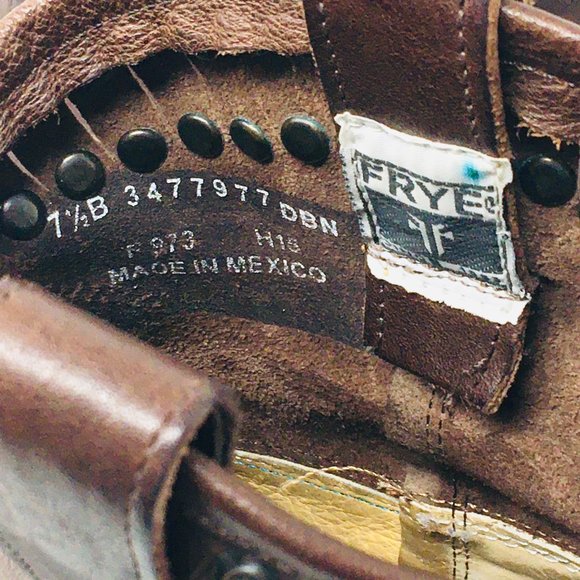 Frye Ankle Boots Leather Studded Diana 7.5 - Picture 5 of 7